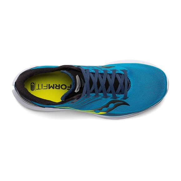 Saucony Kinvara 12 - Men\'s Sneaker Shoes Cobalt/Citrus Size 12 M main image 4